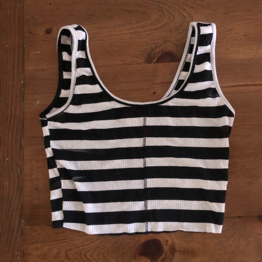 Stripped crop top